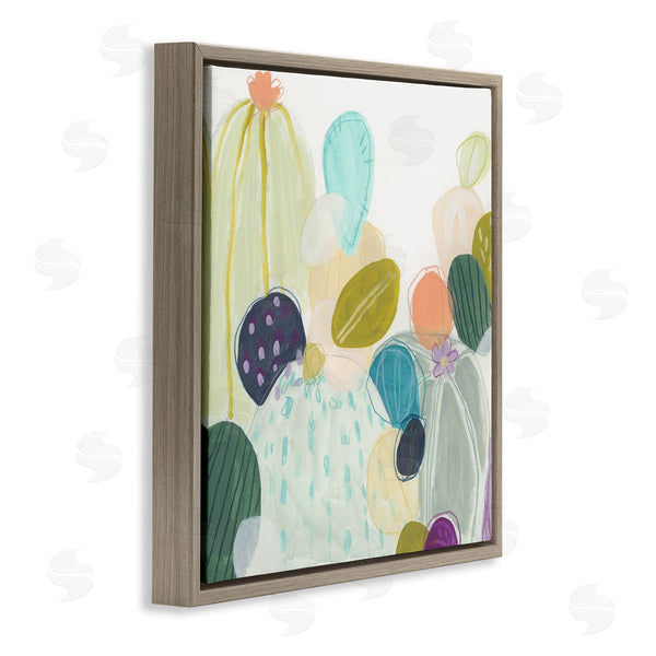 Stupell Industries June Erica Vess | Contemporary Cactus Plants Wall Art