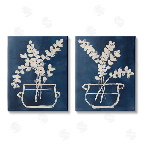 stupell industries June Erica Vess | Contemporary Herbs Botanical Vase Wall Art