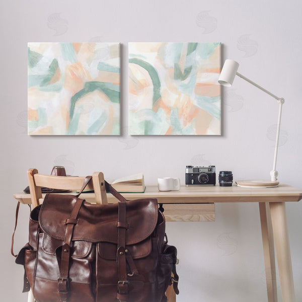 Stupell Industries June Erica Vess | Contemporary Pastel Collage Abstract Wall Art