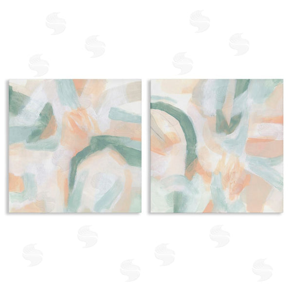 stupell industries June Erica Vess | Contemporary Pastel Collage Abstract Wall Art