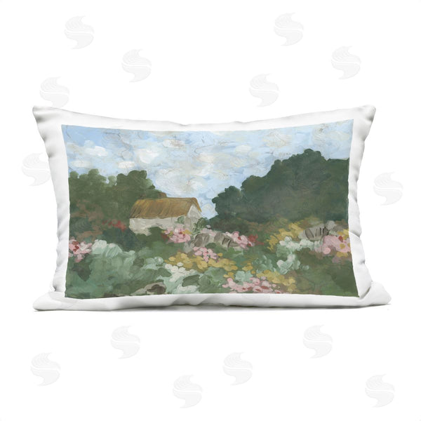 Stupell Industries June Erica Vess | Cotswold Cottage Bungalow Printed Throw Pillow