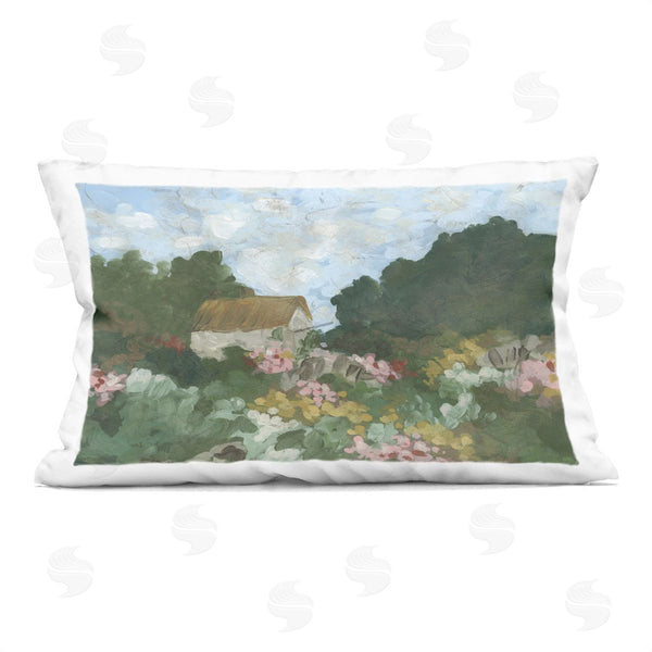 stupell industries June Erica Vess | Cotswold Cottage Bungalow Printed Throw Pillow