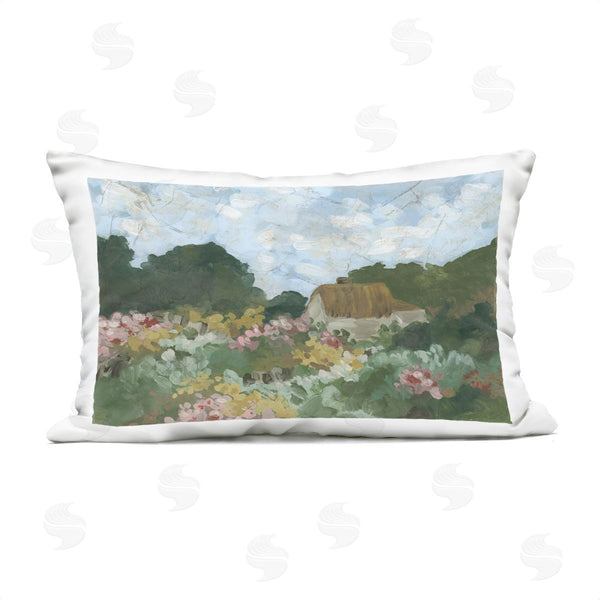 Stupell Industries June Erica Vess | Cotswold Cottage View Printed Throw Pillow