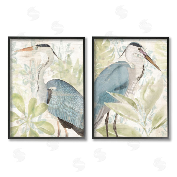 Stupell Industries June Erica Vess | Cranes & Tropical Plants