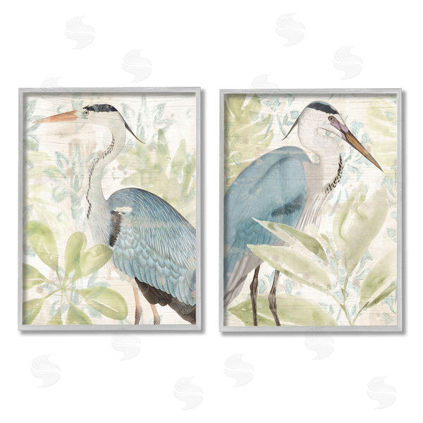 Stupell Industries June Erica Vess | Cranes & Tropical Plants