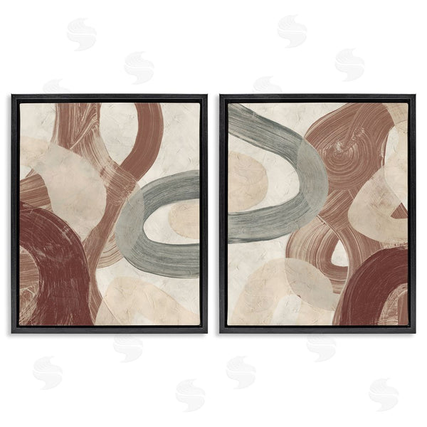 Stupell Industries June Erica Vess | Curvy Abstract Swirls Wall Art