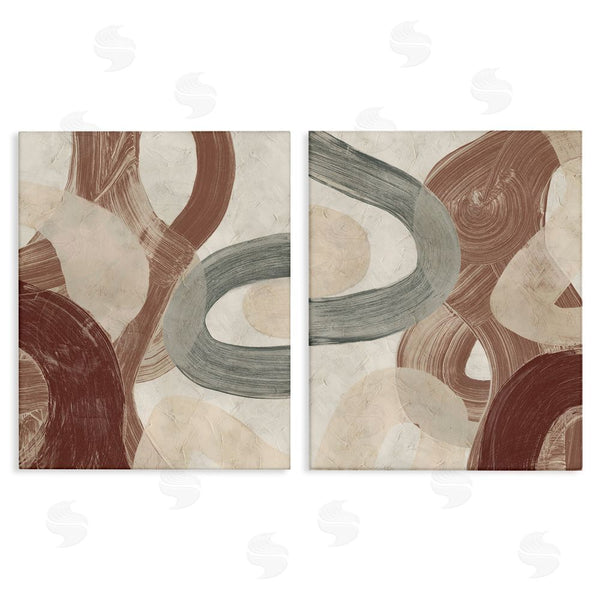 stupell industries June Erica Vess | Curvy Abstract Swirls Wall Art