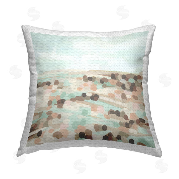 Stupell Industries June Erica Vess | Desert Landscape Impression Printed Throw Pillow