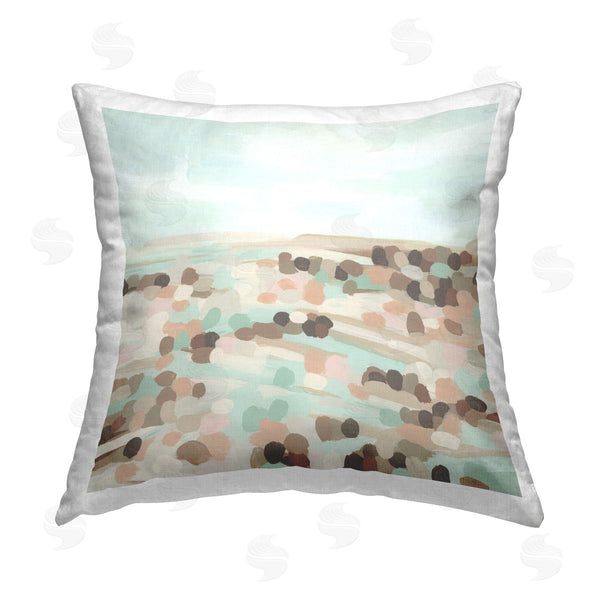 stupell industries June Erica Vess | Desert Landscape Impression Printed Throw Pillow