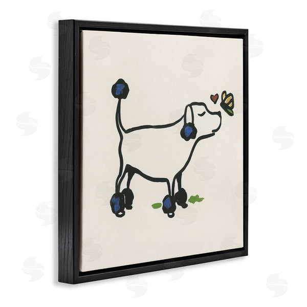 Stupell Industries June Erica Vess | Dog & Butterfly Wall Art
