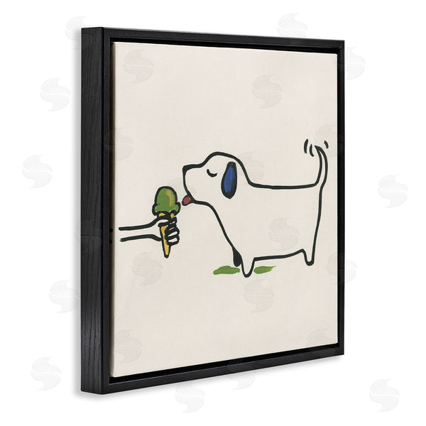 Stupell Industries June Erica Vess | Dog & Ice Cream Wall Art
