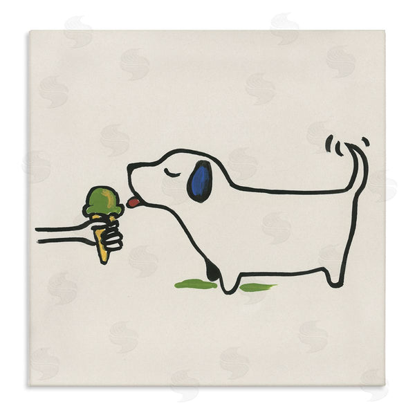 stupell industries June Erica Vess | Dog & Ice Cream Wall Art