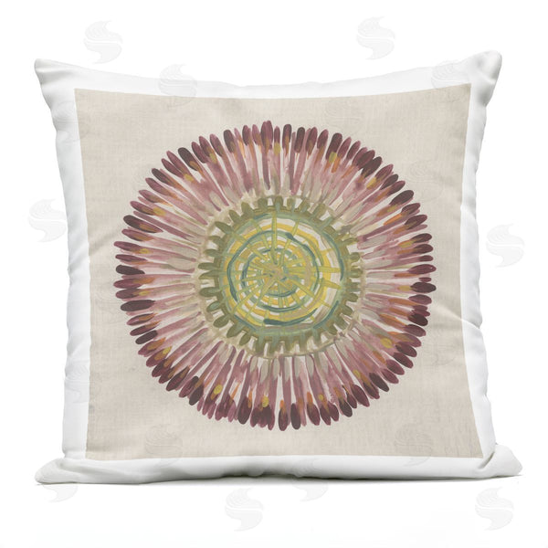 Stupell Industries June Erica Vess | Earthy Radial Aura Printed Throw Pillow