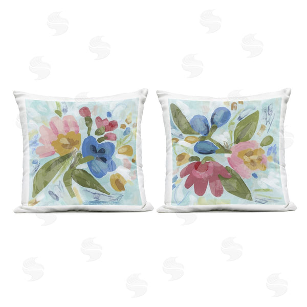 Stupell Industries June Erica Vess | Eclectic Flower Bundles Printed Throw Pillow Set