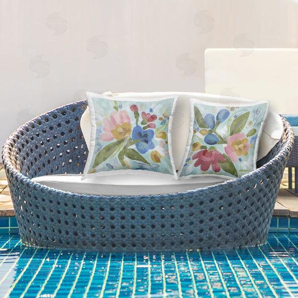 Stupell Industries June Erica Vess | Eclectic Flower Bundles Printed Throw Pillow Set