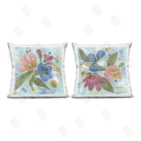 stupell industries June Erica Vess | Eclectic Flower Bundles Printed Throw Pillow Set