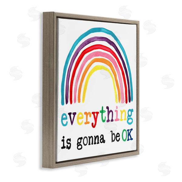 Stupell Industries June Erica Vess | Everything Is Okay Rainbow