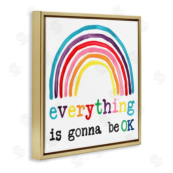 Stupell Industries June Erica Vess | Everything Is Okay Rainbow