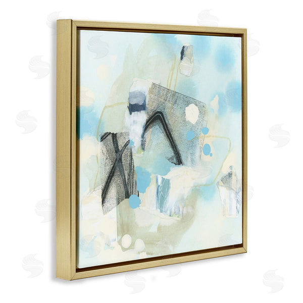 Stupell Industries June Erica Vess | Expressive Blue Abstraction