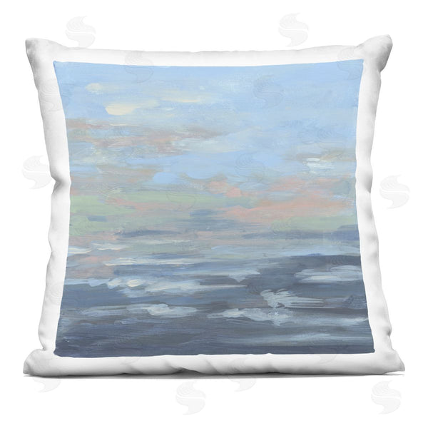 stupell industries June Erica Vess | Expressive Ocean Romance Printed Throw Pillow