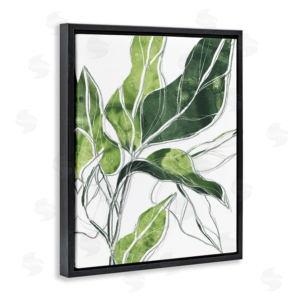 Stupell Industries June Erica Vess | Expressive Palm Leaf Linework