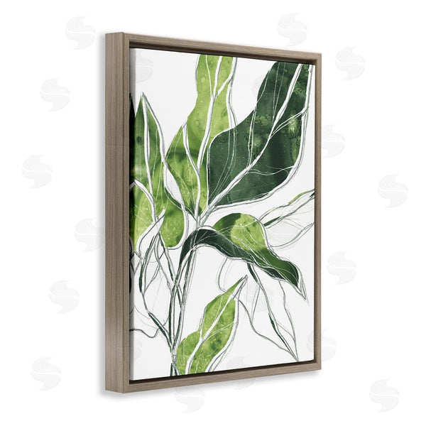 Stupell Industries June Erica Vess | Expressive Palm Leaf Linework