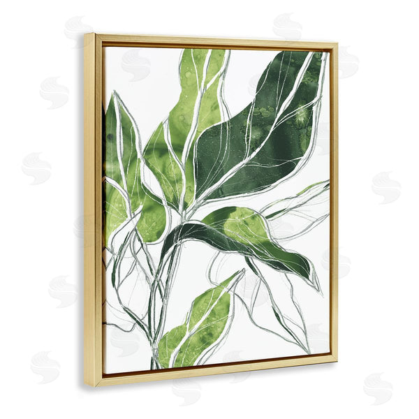 Stupell Industries June Erica Vess | Expressive Palm Leaf Linework