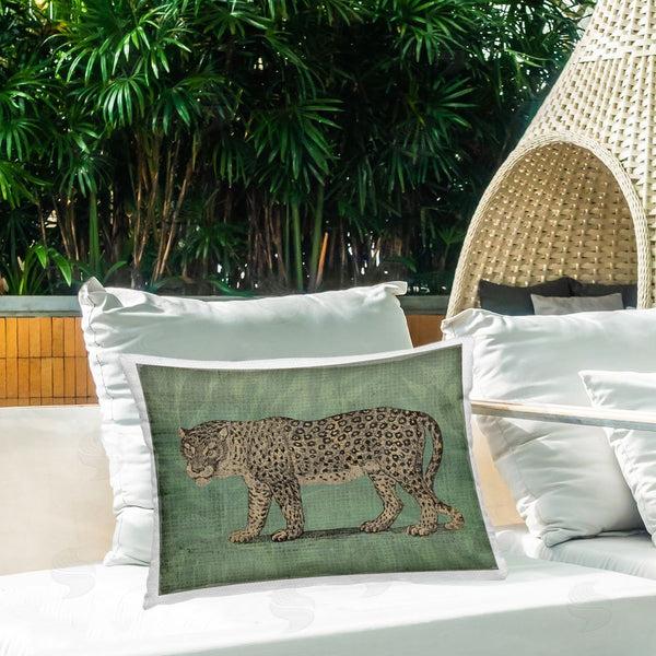 Stupell Industries June Erica Vess | Fierce Leopard On Green