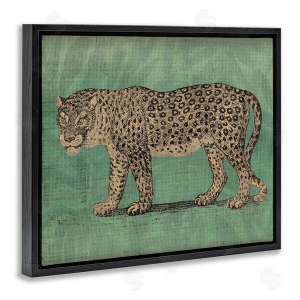Stupell Industries June Erica Vess | Fierce Leopard On Green Wall Art