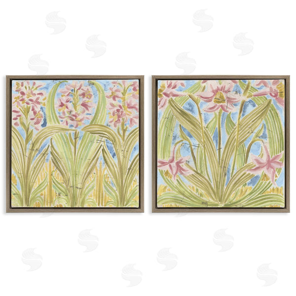 Stupell Industries June Erica Vess | Floral Palau Tiles