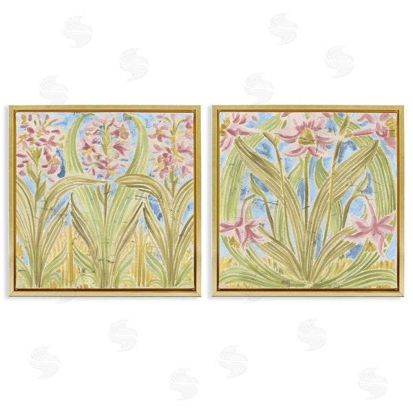 Stupell Industries June Erica Vess | Floral Palau Tiles