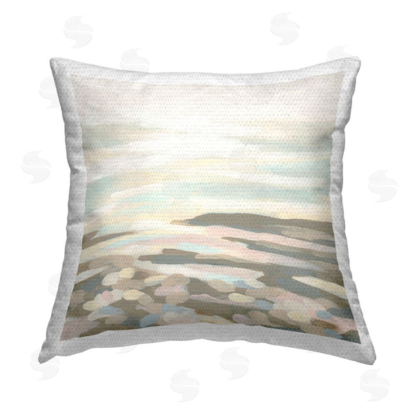 Stupell Industries June Erica Vess | Flowing Desert Landscape Printed Throw Pillow