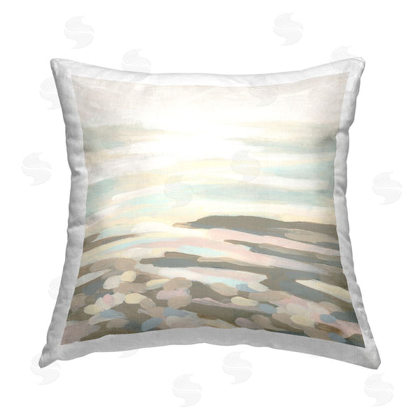stupell industries June Erica Vess | Flowing Desert Landscape Printed Throw Pillow