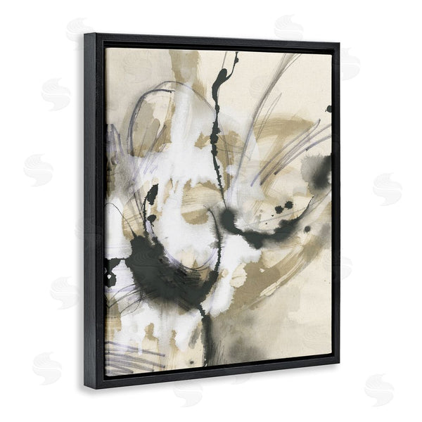 Stupell Industries June Erica Vess | Fluid Black & Beige Abstract Wall Art