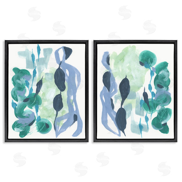 Stupell Industries June Erica Vess | Fluid Wavy Shapes