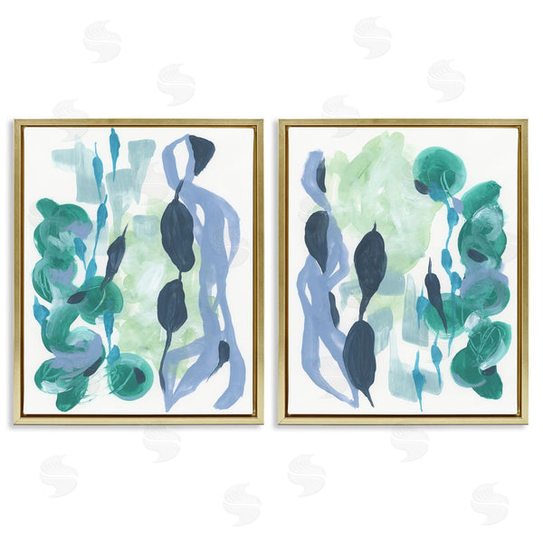 Stupell Industries June Erica Vess | Fluid Wavy Shapes