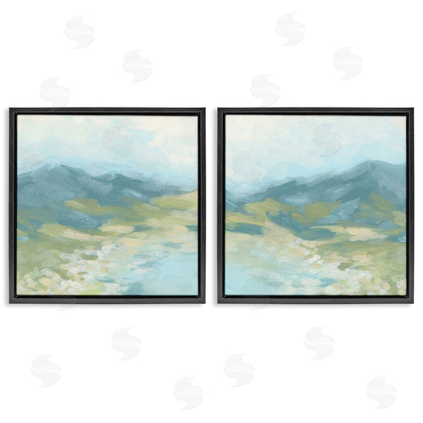 Stupell Industries June Erica Vess | Foggy Mountain Pond Wall Art