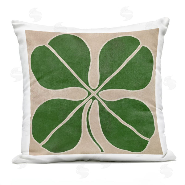 Stupell Industries June Erica Vess | Four Leaf Symmetry Printed Throw Pillow