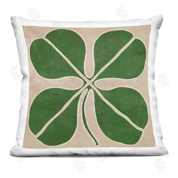 stupell industries June Erica Vess | Four Leaf Symmetry Printed Throw Pillow