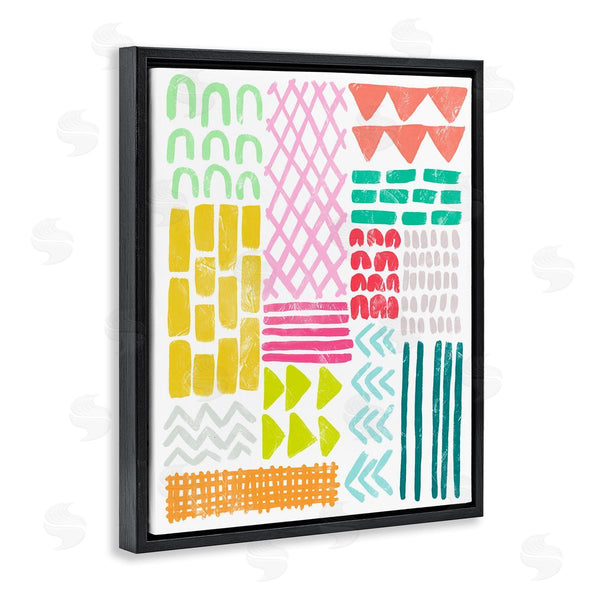 Stupell Industries June Erica Vess | Fun Varied Patterns And Shapes Wall Art