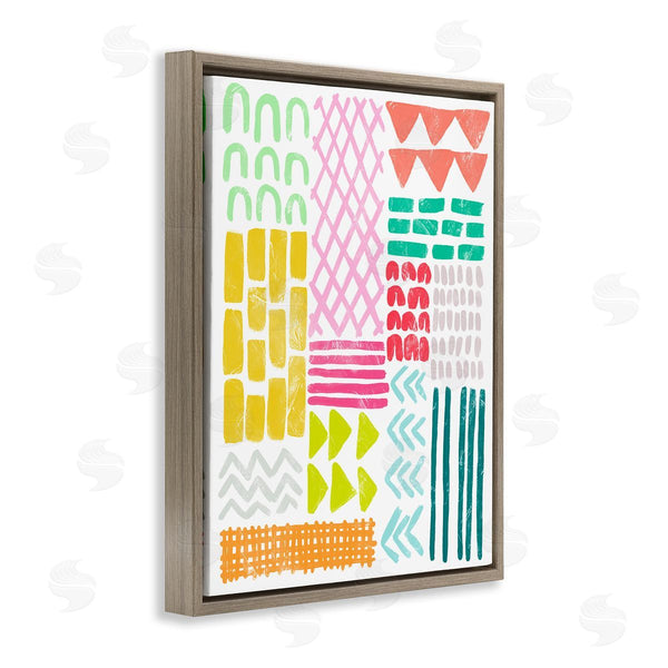 Stupell Industries June Erica Vess | Fun Varied Patterns And Shapes Wall Art