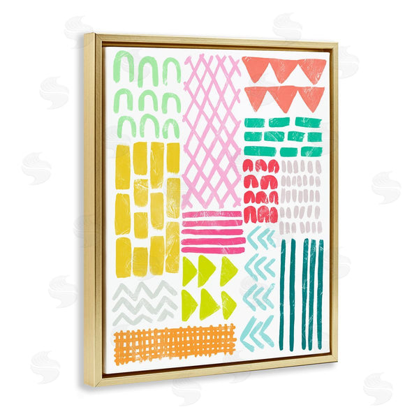 Stupell Industries June Erica Vess | Fun Varied Patterns And Shapes Wall Art