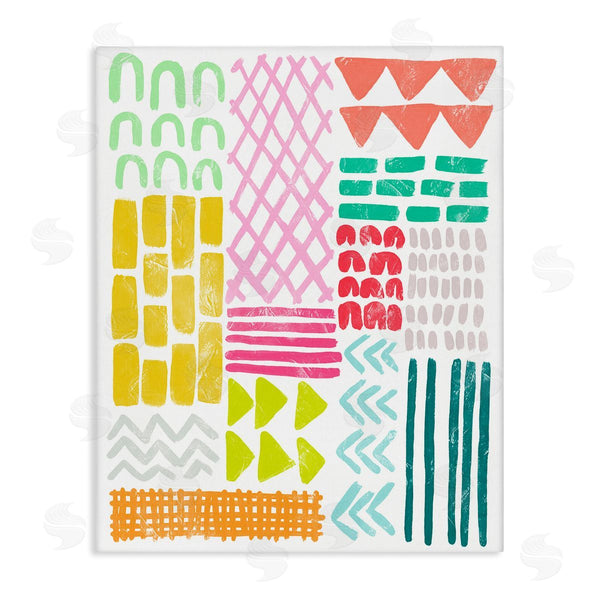 stupell industries June Erica Vess | Fun Varied Patterns and Shapes Wall Art