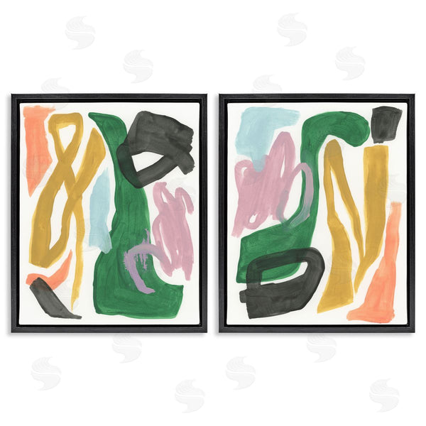 Stupell Industries June Erica Vess | Funky Abstract Squiggles