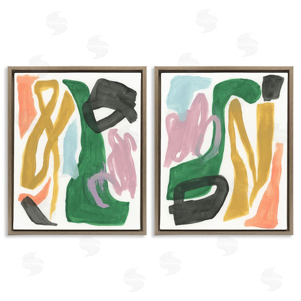 Stupell Industries June Erica Vess | Funky Abstract Squiggles