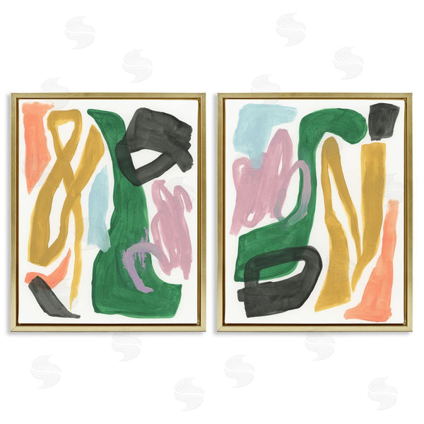 Stupell Industries June Erica Vess | Funky Abstract Squiggles
