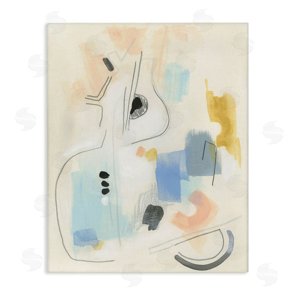stupell industries June Erica Vess | Funky Modern Pastel Abstraction Wall Art