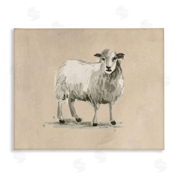 stupell industries June Erica Vess | Gazing Sheep on Beige