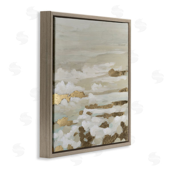 Stupell Industries June Erica Vess | Gilded Surf Abstract Waves