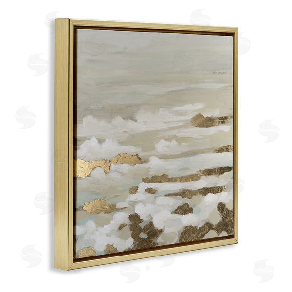 Stupell Industries June Erica Vess | Gilded Surf Abstract Waves
